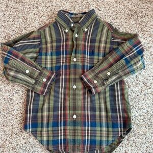 Ralph Lauren Toddler Plaid Button-Up Shirt
